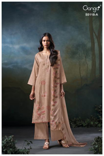 Ganga kritika 5118 cotton dress materials wholesale